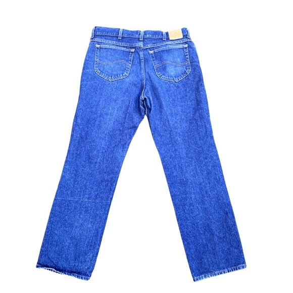 Vintage 90s Lee Jeans | Size 18W-20W | 38” Waist x 32” Inseam | Long Mom Jeans - Picture 6 of 16